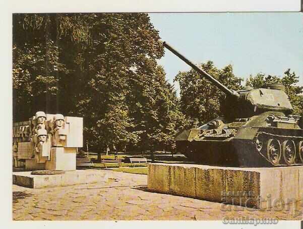 Postcard Bulgaria Silistra Monument of the Soviet Army Postcard Bulgaria Silistra Monument of the Soviet Army
