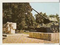 Postcard Bulgaria Silistra Monument of the Soviet Army