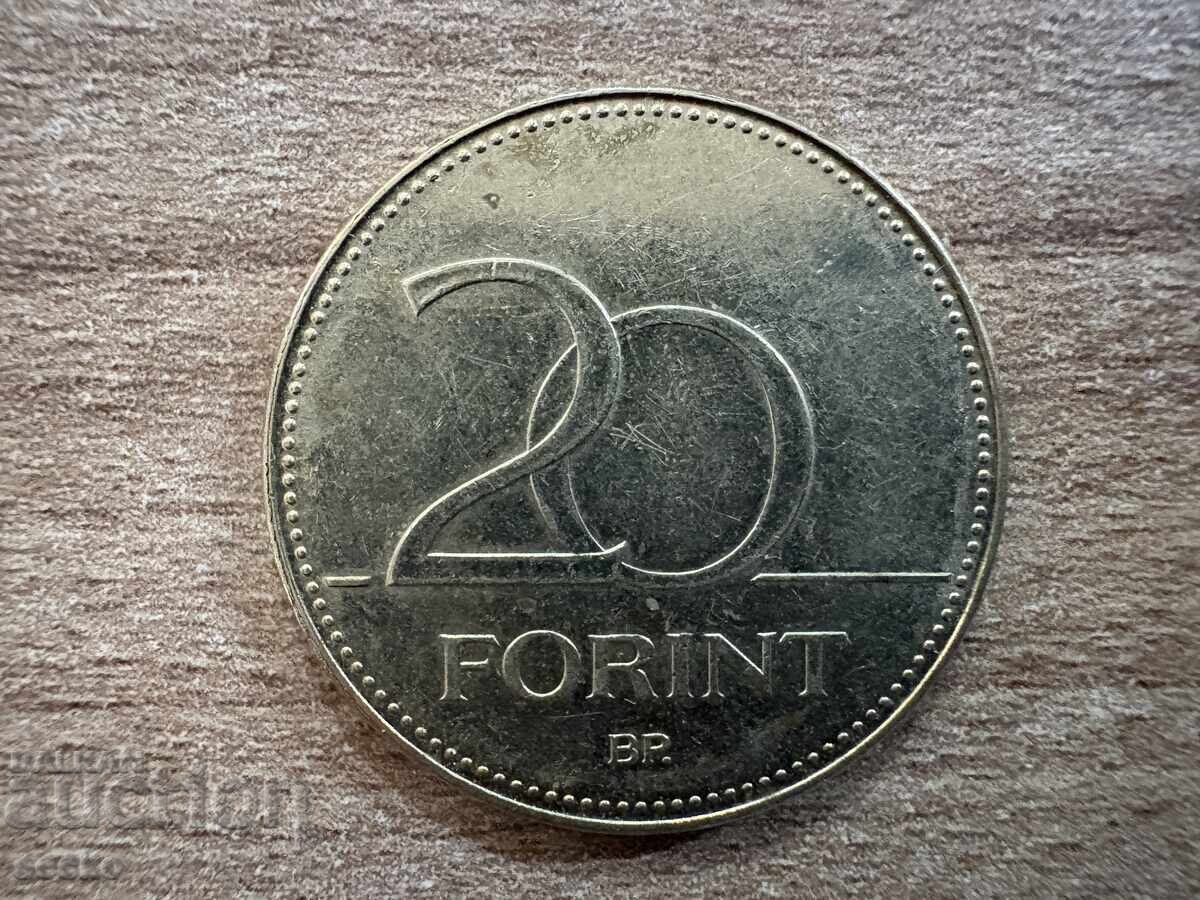 Ουγγαρία - 20 φιορίνια (2015)