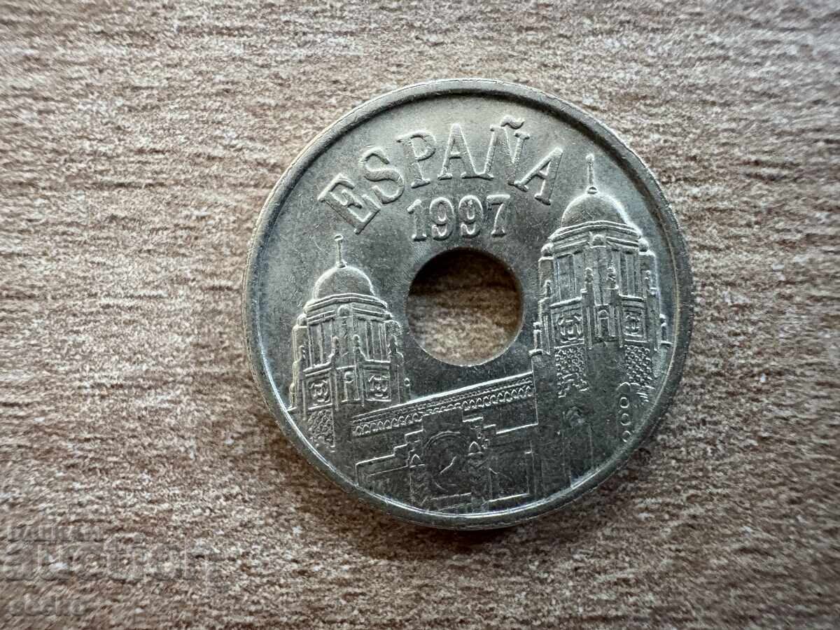 Ισπανία - 25 πεσέτες (1997) - Μελίλια με τιμή 0.60 BGN | € 0.31