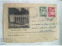 Φάκελος αλληλογραφίας 1956 - σφραγίδα Διεθνούς Έκθεσης Φιλιππούπολης, εξπρές ταχυδρομείο