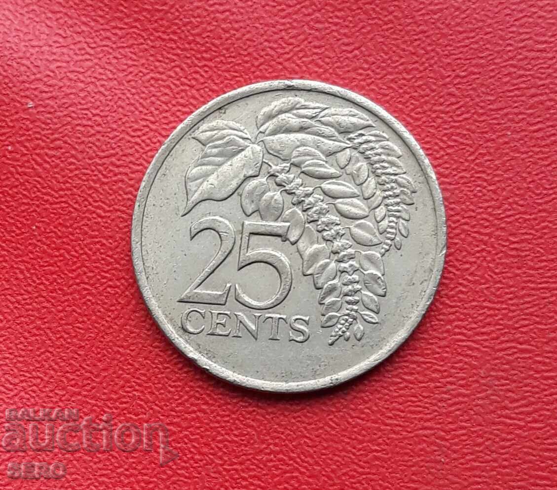 Τρινιντάντ και Τομπάγκο-25 σεντς 1976 Τρινιντάντ και Τομπάγκο-25 σεντς 1976