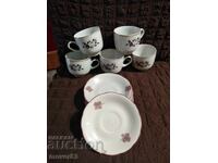 Cești/farfurii. Cafea