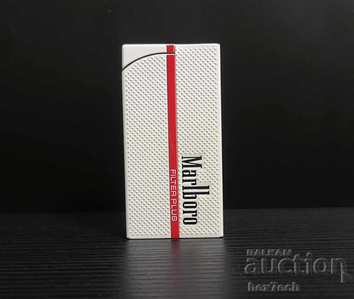 ❤️ ⭐ Metal Lighter Marlboro white ⭐ ❤️