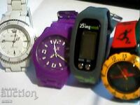 Lot of 4 watches, completely new, working, no battery