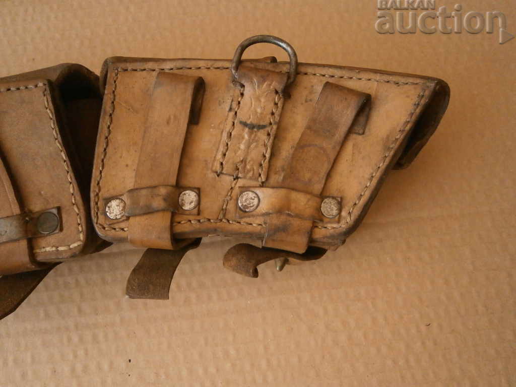 Delivery of Old Leather Canteens, Pair M 95 WW1 WWI WW2 WWII Canteen