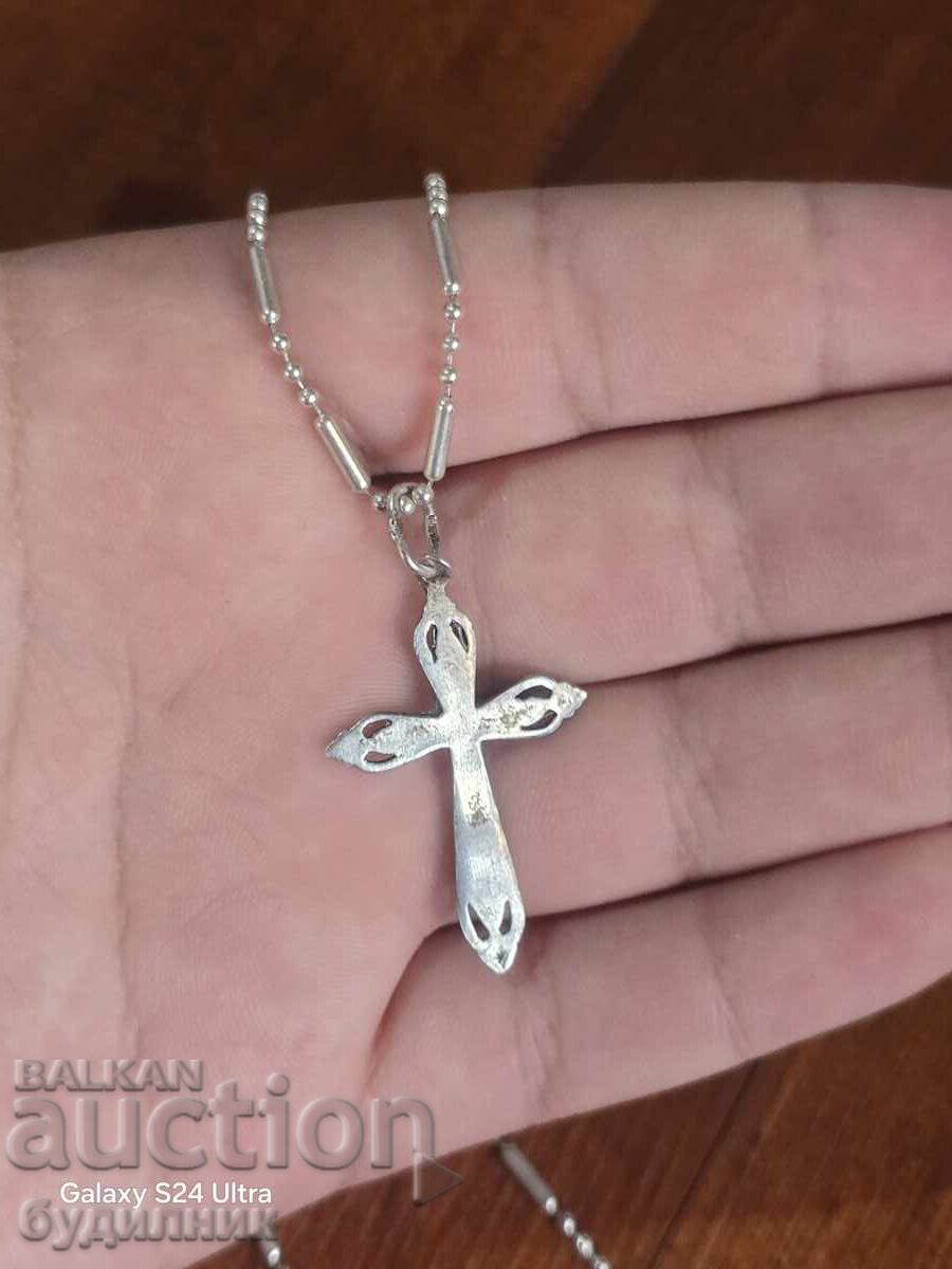 Ασημένια αλυσίδα με μενταγιόν. Ασήμι 925. 47εκ. Πωλούνται πάνω από 100 - 5