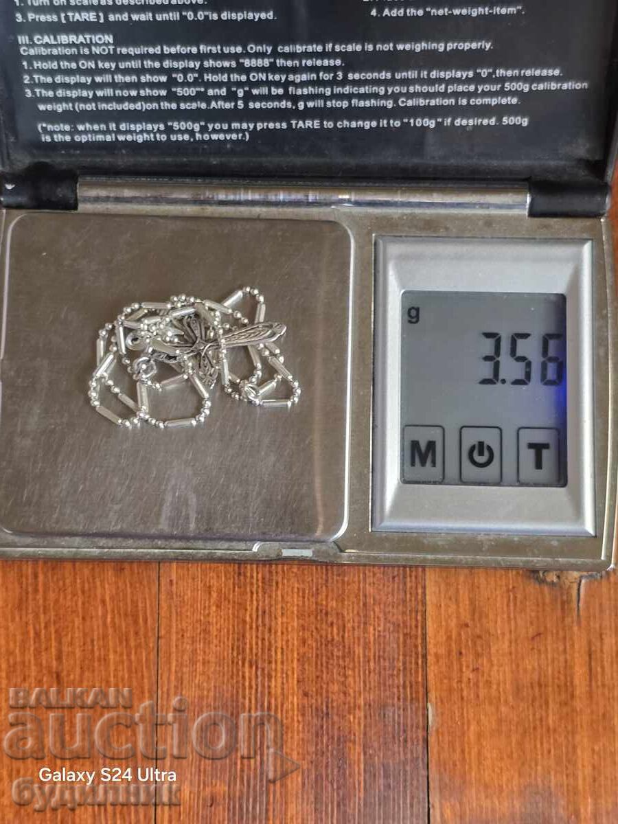 Ασημένια αλυσίδα με μενταγιόν. Ασήμι 925. 47εκ. Πωλούνται πάνω από 100 - 6