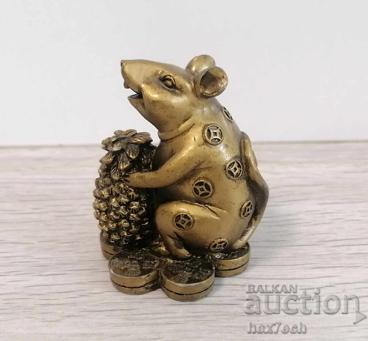 ❤️ ⭐ Китайска фигурка плъх за късмет ⭐ ❤️ с цена 6.99 лв. | € 3.57