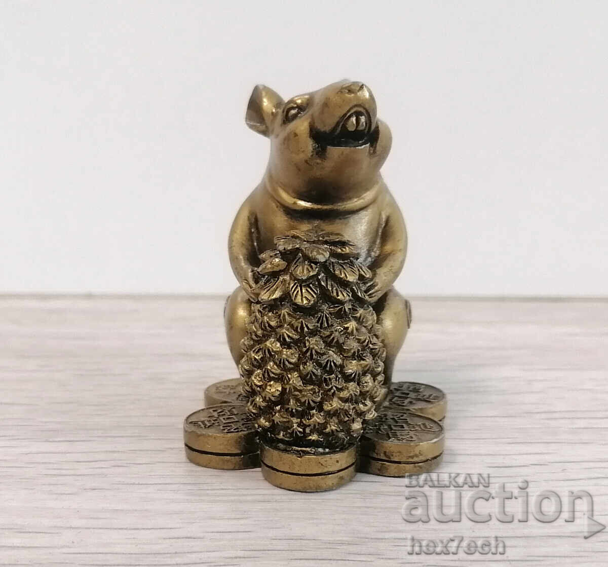 Доставка на ❤️ ⭐ Китайска фигурка плъх за късмет ⭐ ❤️