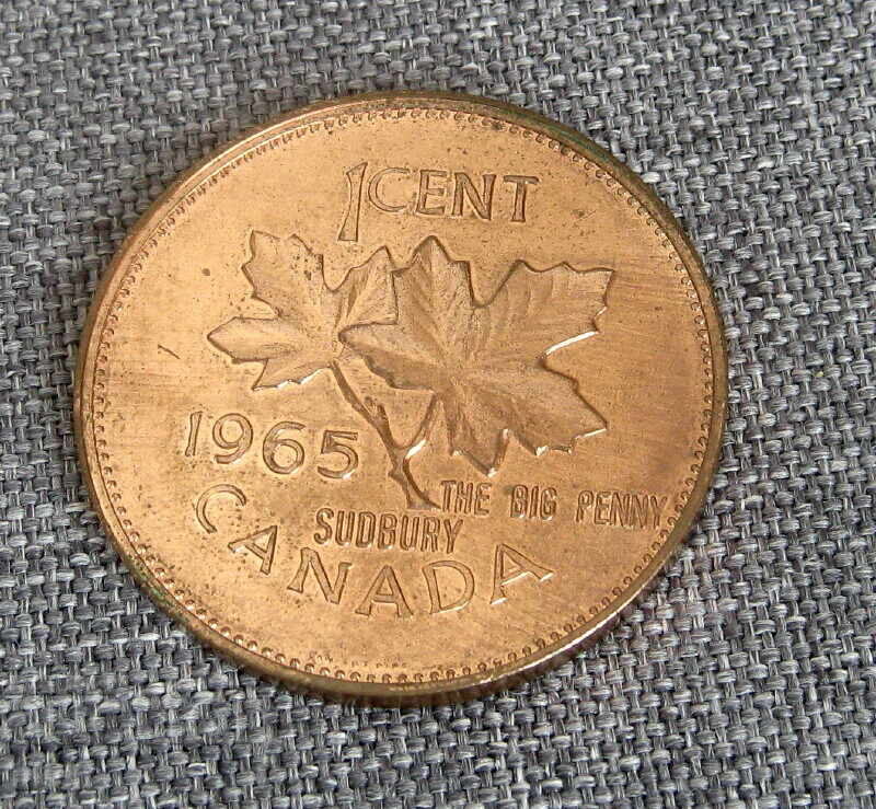 1 σεντ Καναδά 1965 The big penny νόμισμα