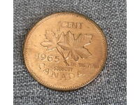 1 σεντ Καναδά 1965 The big penny νόμισμα
