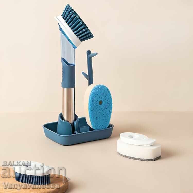 4-in-1 Dish Brush Set with Stand ✨ with price 23.99 BGN | € 12.27 4-in-1 Dish Brush Set with Stand ✨ with price 23.99 BGN | € 12.27