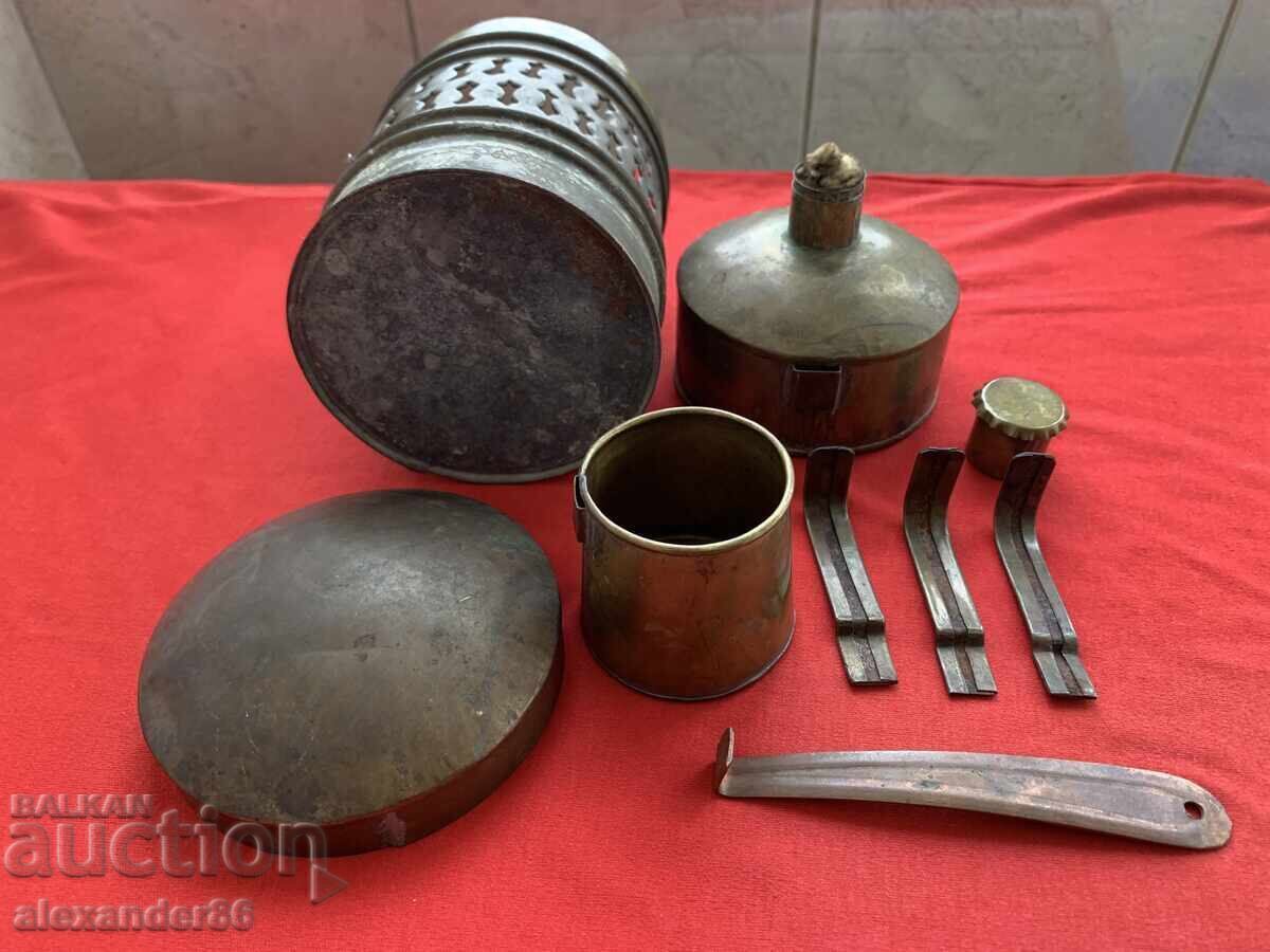 Auction  Rare old Ottoman/Turkish primus stove with cezve, military officer's?