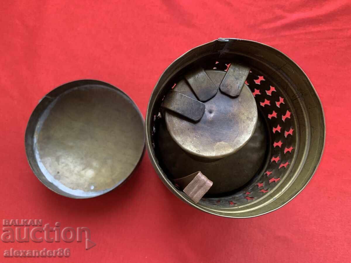 Rare old Ottoman/Turkish primus stove with cezve, military officer's? - 5