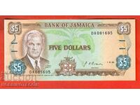JAMAICA JAMAICA 5 $ emisiune - issue 1992 NOU UNC