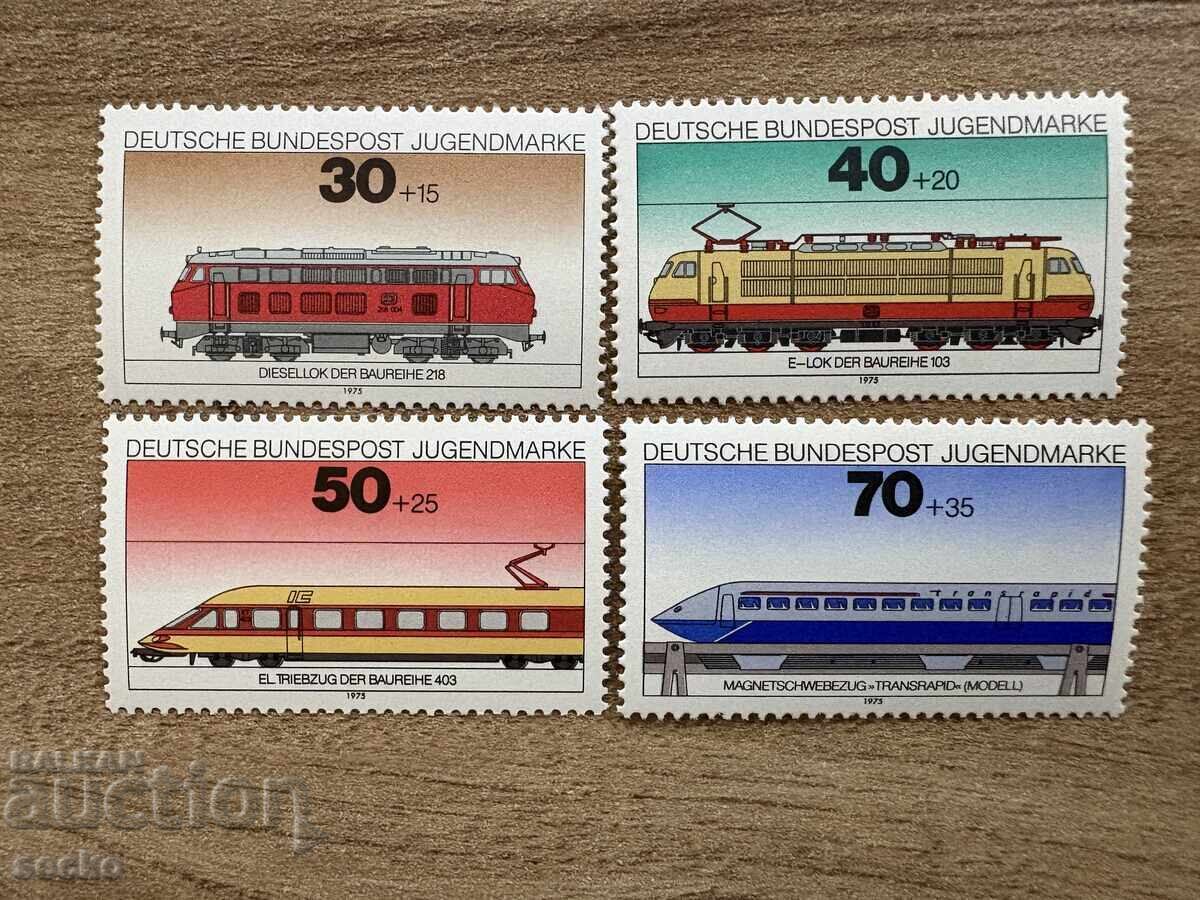 Γερμανία/Δυτική Γερμανία - Τρένα (1975) MNH Γερμανία/Δυτική Γερμανία - Τρένα (1975) MNH