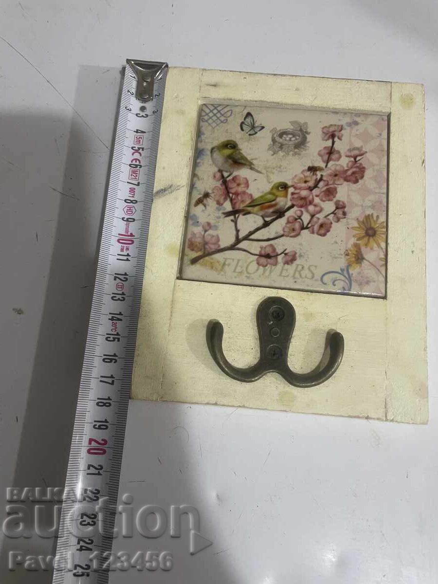 Auction  Hanger with a ceramic tile