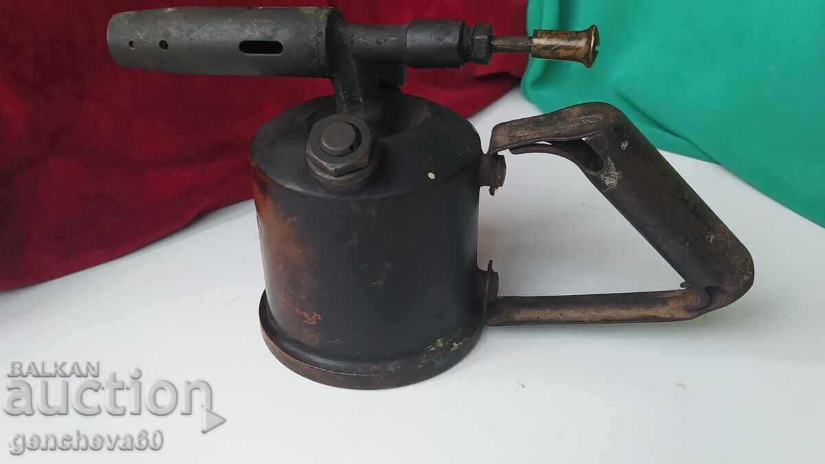 Δημοπρασία Γαλλικός μπρούτζινος βενζινοφάνος, "EXPRESS" 1900