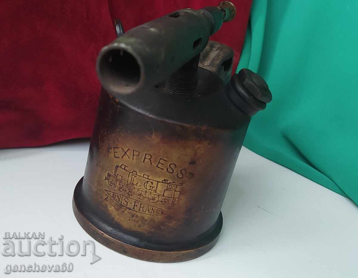 Γαλλικός μπρούτζινος βενζινοφάνος, "EXPRESS" 1900