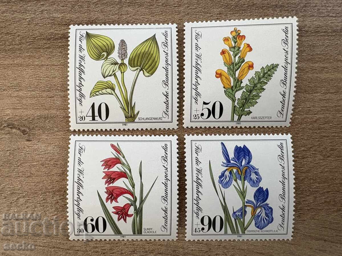 Berlin - Endangered Plants (1981) MNH
