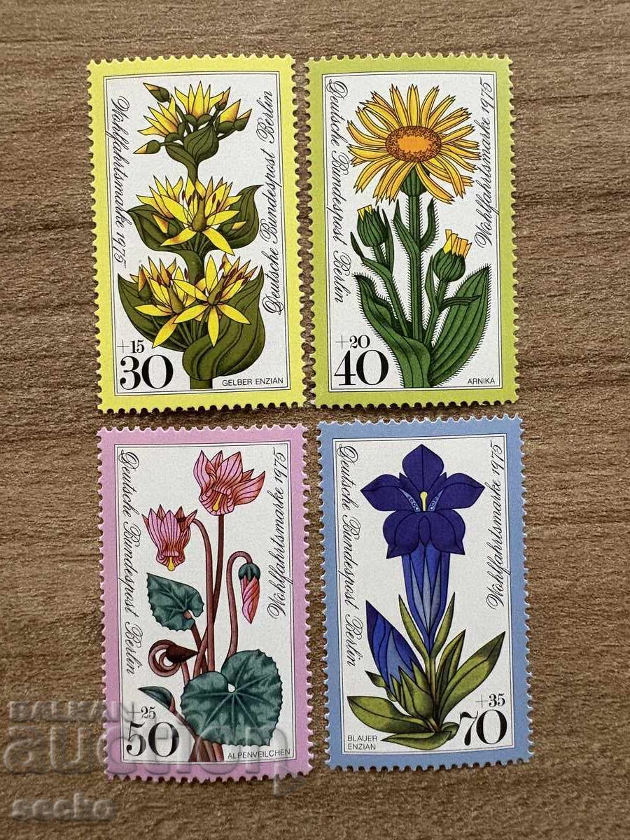 Berlin - Charity Stamps - Flowers (1975) MNH