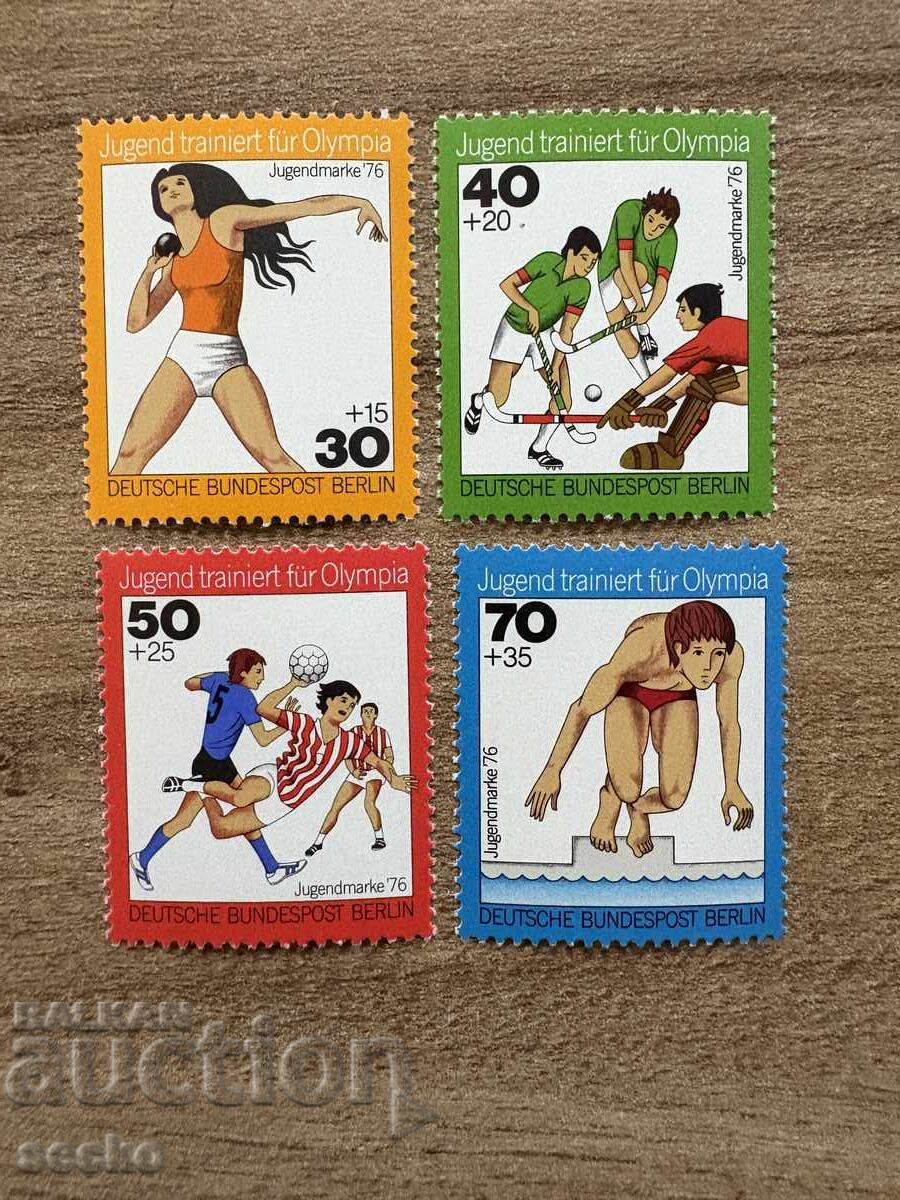 Berlin - Youth Welfare - Sport (1976) MNH Berlin - Youth Welfare - Sport (1976) MNH