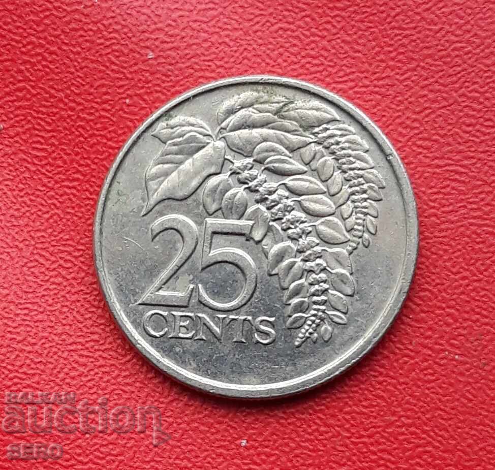 Trinidad and Tobago - 25 Cents 2000 Trinidad and Tobago - 25 Cents 2000