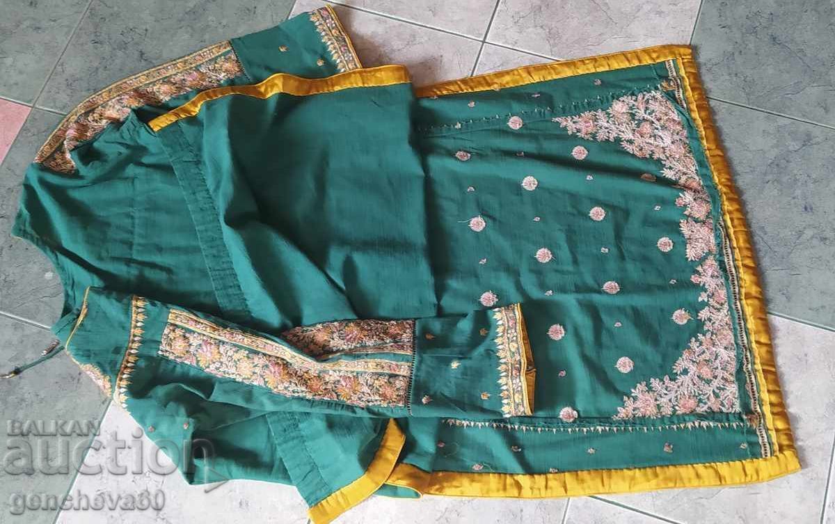 Frumoasă cămașă lungă ETNO cu broderie - 5