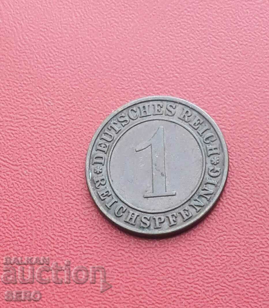 Germany-1 pfennig 1936 A-Berlin Germany-1 pfennig 1936 A-Berlin