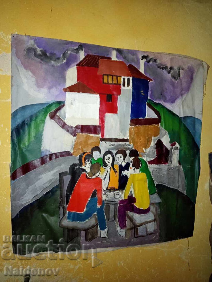 Alexander Ludkolev Large Canvas Painting with price € 300.00 | 586.75 BGN