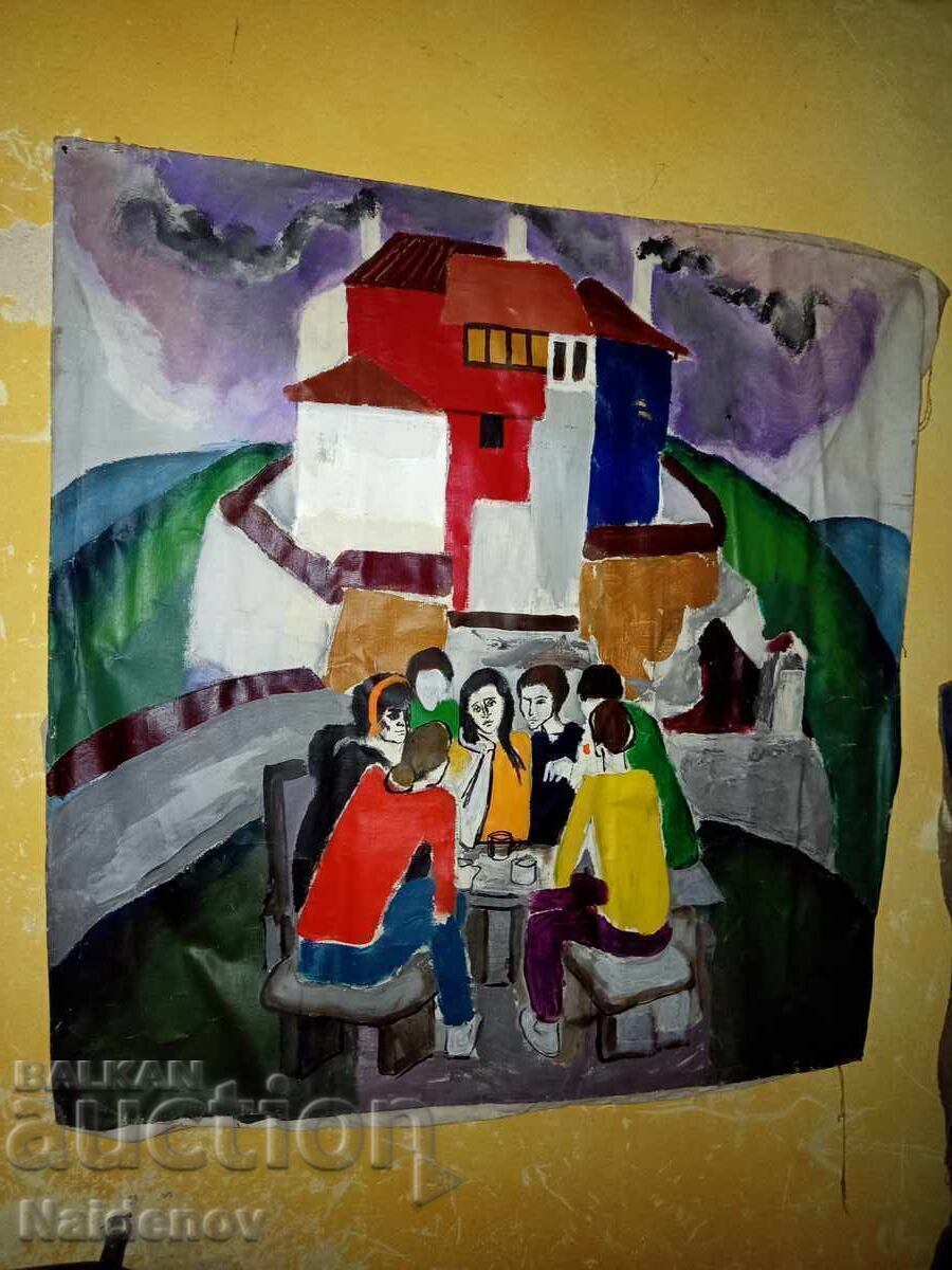 Αλεξάντερ Λουντκόλεφ Μεγάλος πίνακας σε καμβά