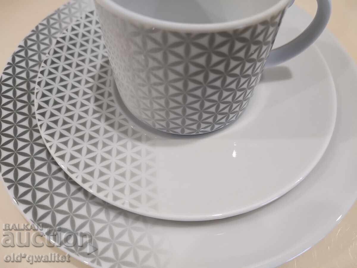 Serviciu de cafea din porțelan, porțelan, Germania, Seltmann