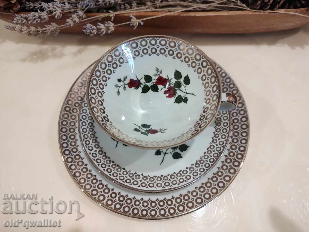 Licitație Set de porțelan pentru cafea/ceai, porțelan, Germania, Bavaria Licitație Set de porțelan pentru cafea/ceai, porțelan, Germania, Bavaria