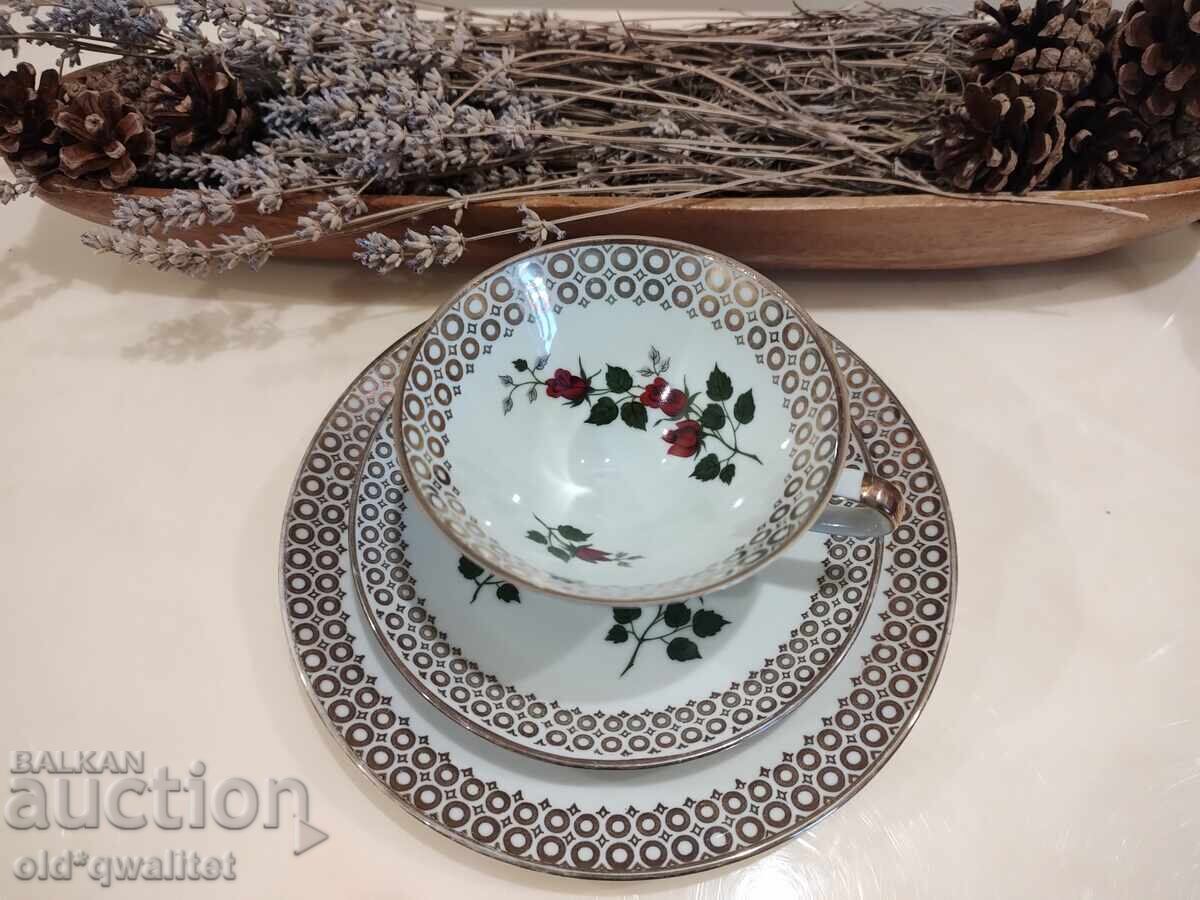 Set de porțelan pentru cafea/ceai, porțelan, Germania, Bavaria - 6 Set de porțelan pentru cafea/ceai, porțelan, Germania, Bavaria - 6