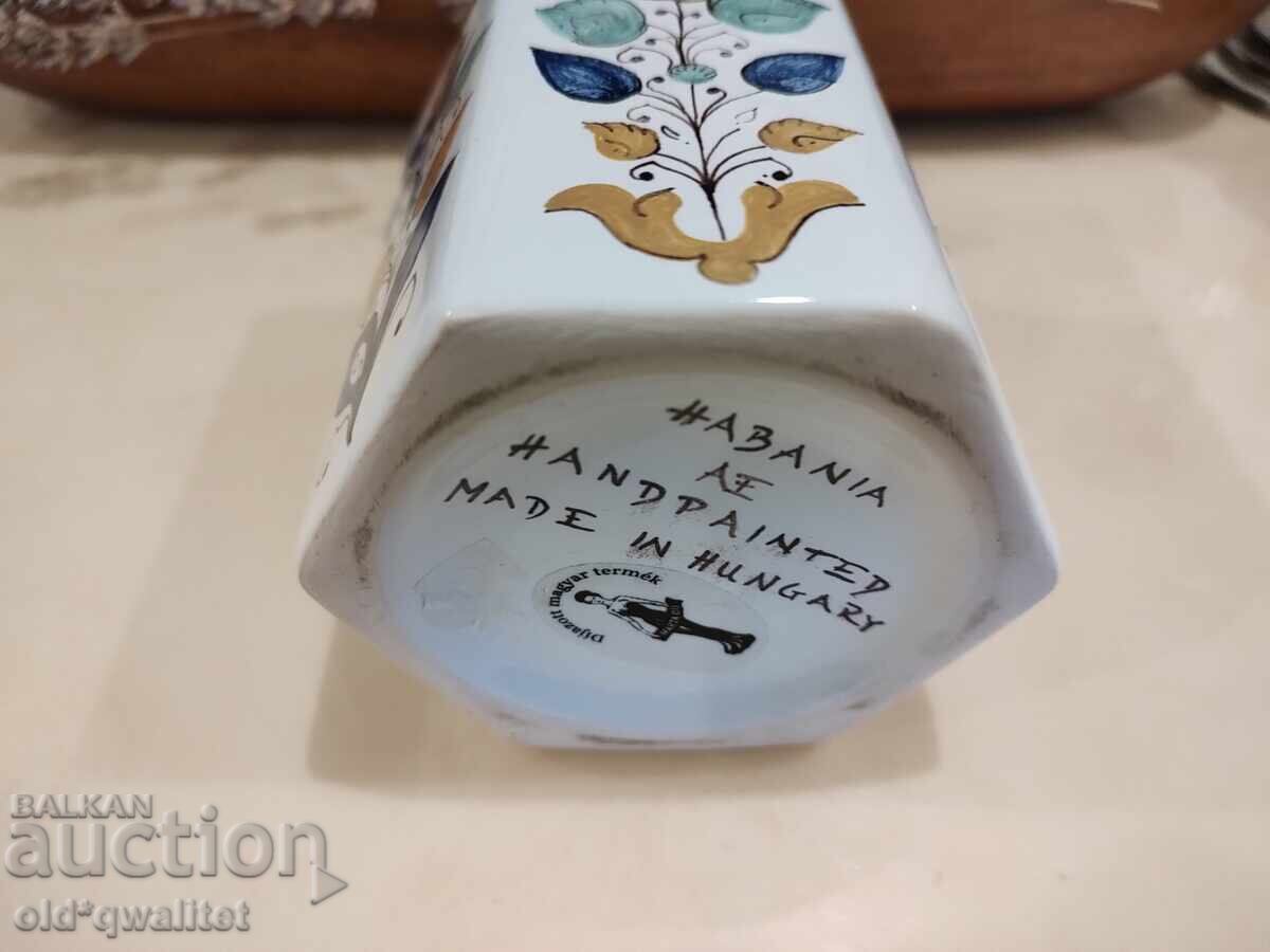 Auction Porcelain container for herbs, herbal oils, porcelain, Hungary Auction Porcelain container for herbs, herbal oils, porcelain, Hungary