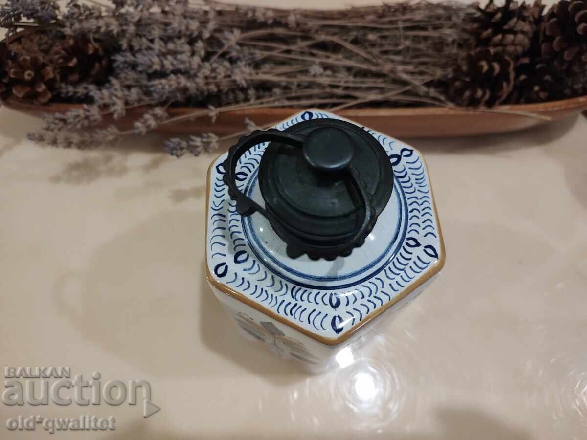 Πορσελάνινο δοχείο για βότανα, φυτικά έλαια, πορσελάνη, Ουγγαρία - 6