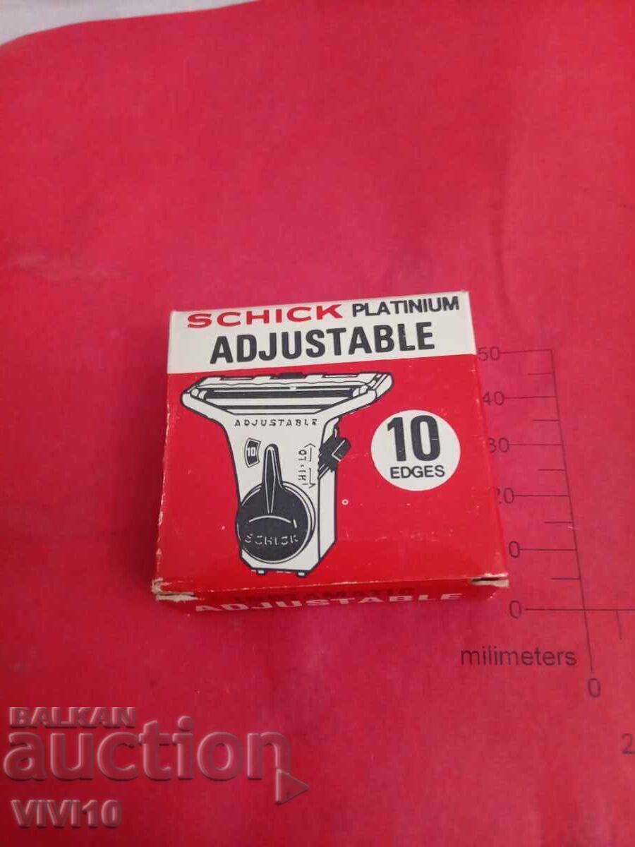 Lame de ras Schick, 10 buc, nedeschise