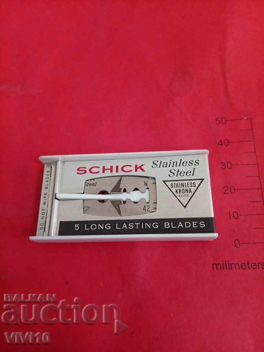 Schick razor blades, 5 pcs, unopened