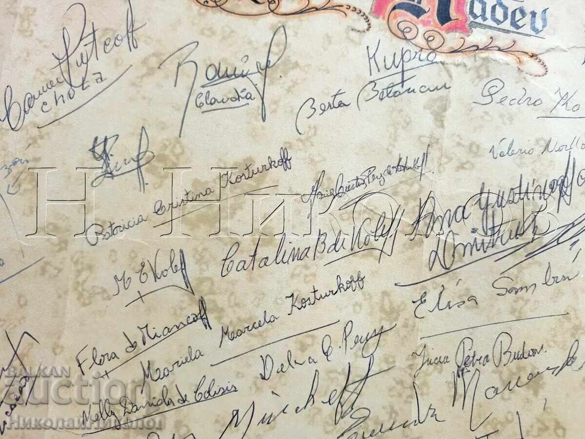 Delivery of Honorary Address M. Radev Bulgarian Cultural Society I. Vazov Argentina