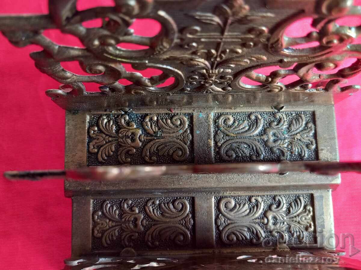Delivery of 19th Century Antique Victorian Bronze Letter Rack