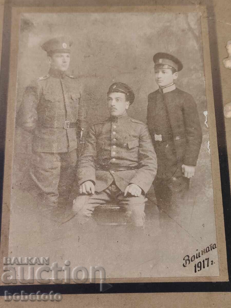 Old military photo card 1917 with price 5.00 BGN | € 2.56
