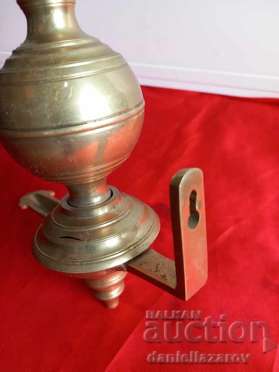Livrarea Lampă de Ulei Veche Mare din Bronz Rar