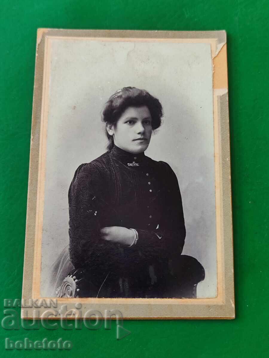 Стара снимка картон Стара снимка картон