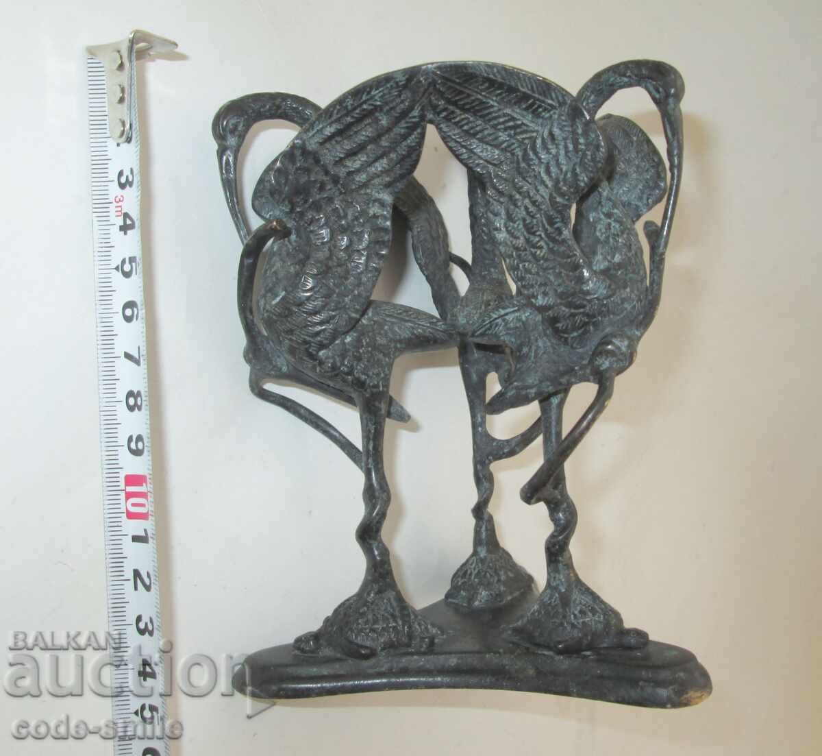 Δημοπρασία Παλιά σύνθεση μπρούτζινης φιγούρας αγαλματιδίου Art Deco