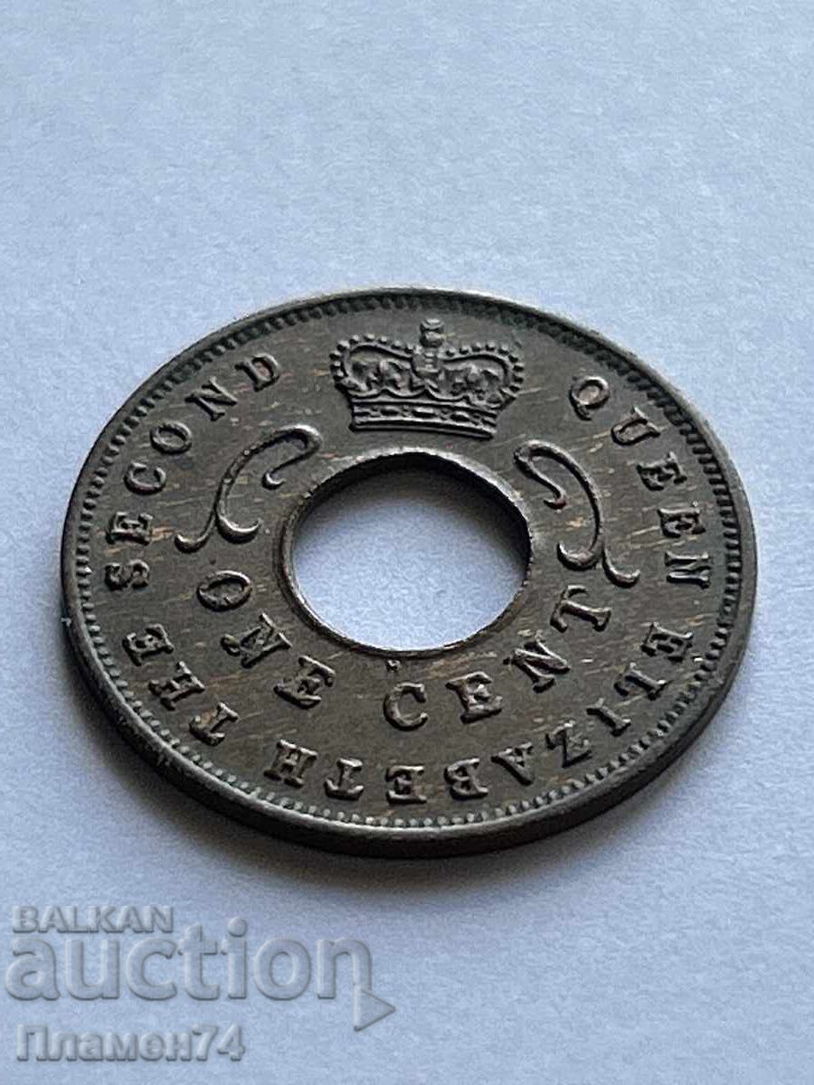 1 σεντ 1959 Βρετανική Ανατολική Αφρική