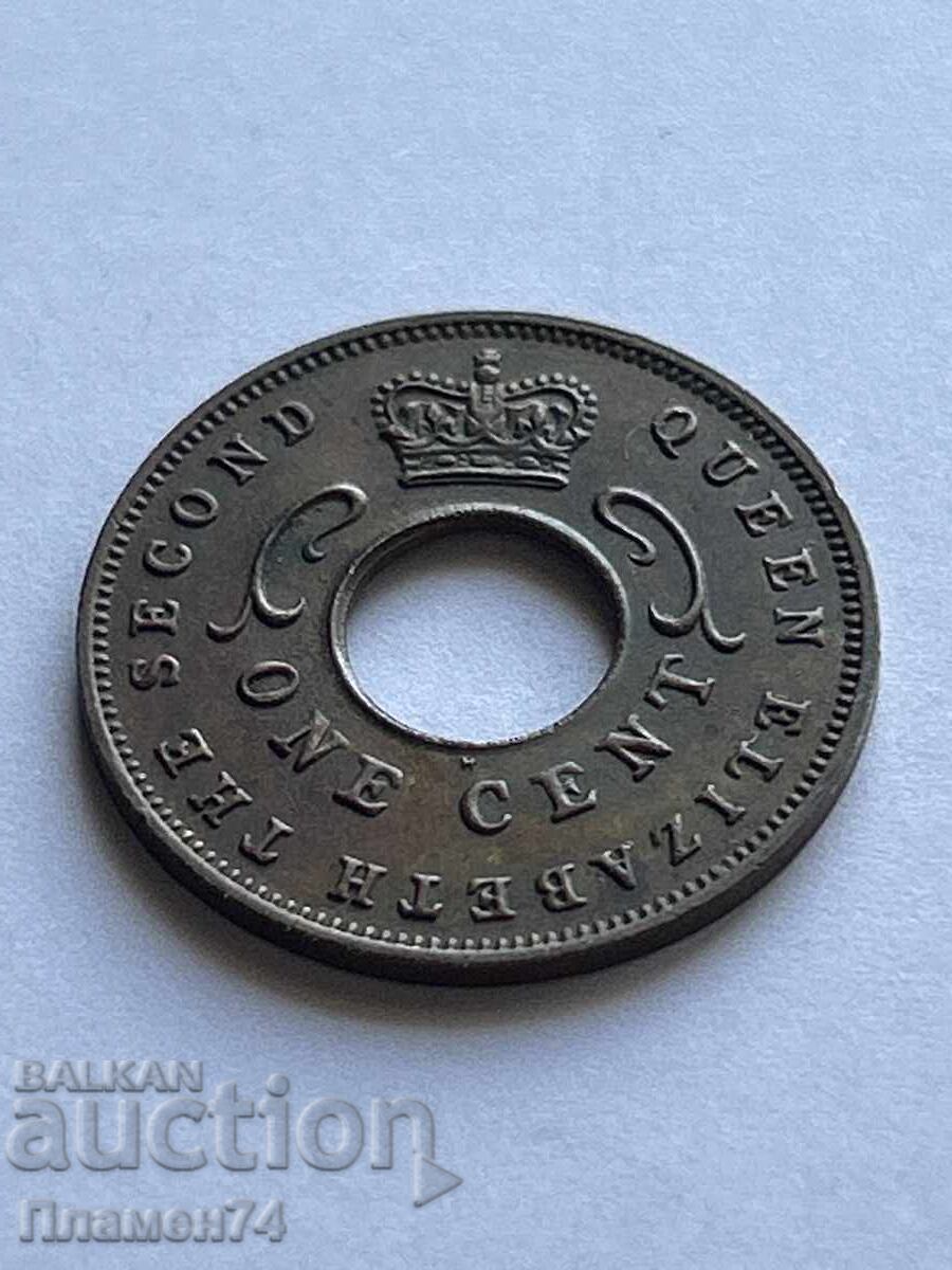 1 λεπτό 1962 Βρετανική Ανατολική Αφρική 1 λεπτό 1962 Βρετανική Ανατολική Αφρική