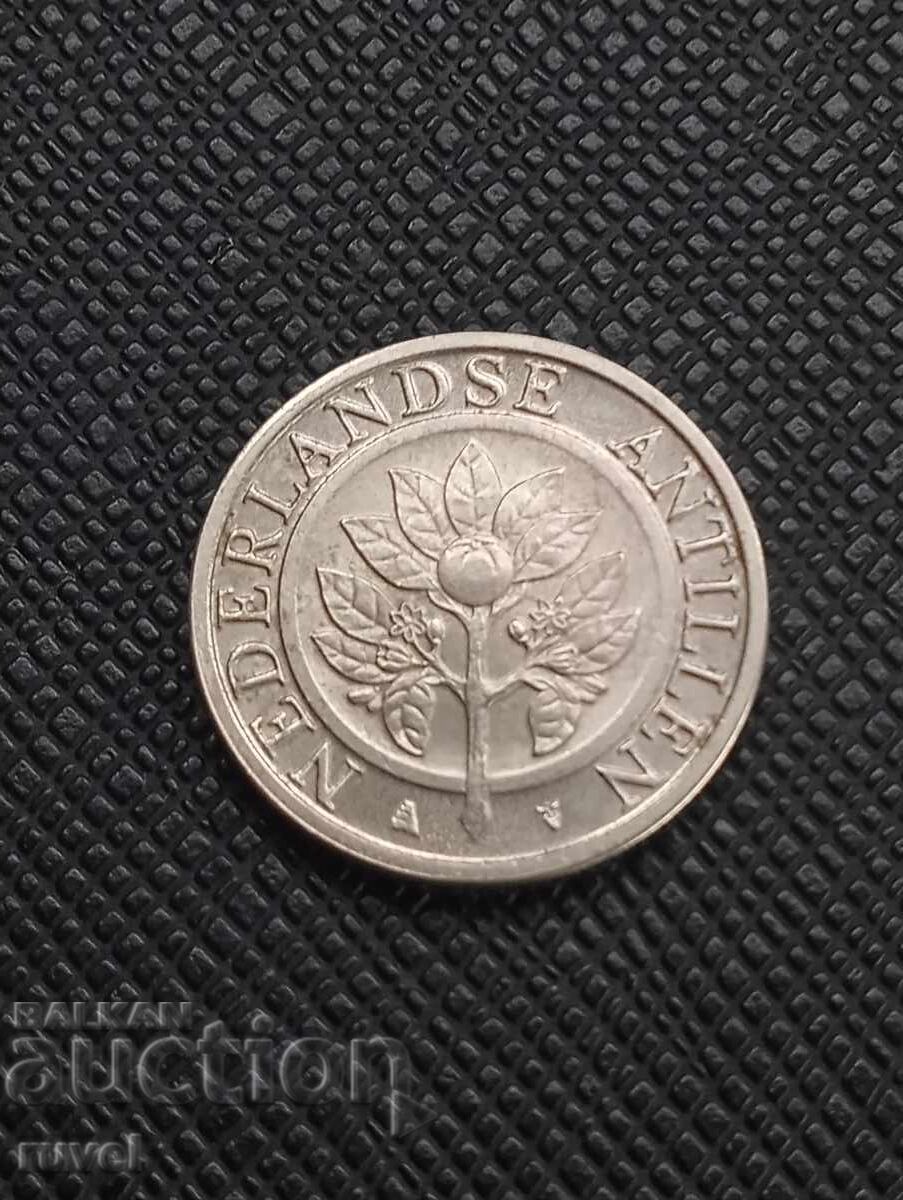 Ολλανδικές Αντίλλες 25 σεντ, 2014 με τιμή 1.80 BGN | € 0.92