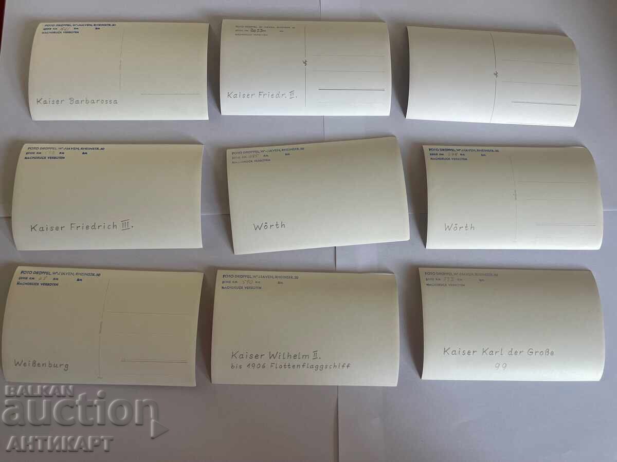 9 old photos Germany warships WWI pre-dreadnoughts 9/14 - 5