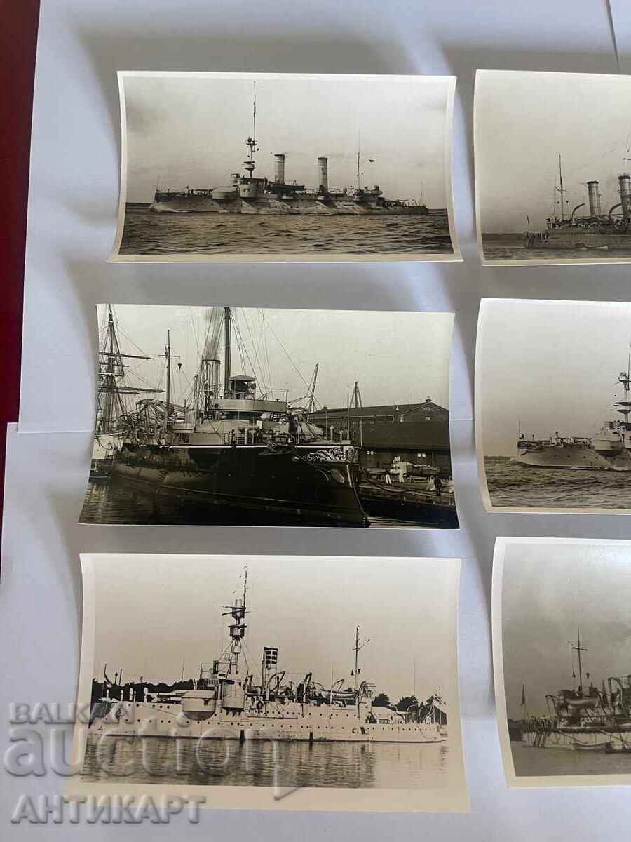 9 fotografii Germania nave militare gardă de coastă Primul Război Mondial 9/14cm cu preț 17.00 BGN | € 8.69